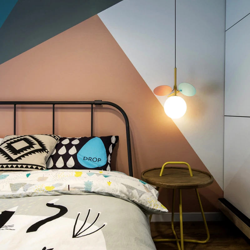 

Children's Room Chandelier Multicolored Flower Branch Series Living Dining Room Ceiling Hanging Lights Bedroom Lighting Fixtures