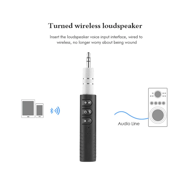 JKING Handsfree Bluetooth автомобильный комплект Авто 3 5 мм разъем Aux беспроводной