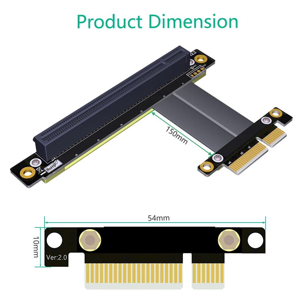 Высококачественный Удлинительный кабель PCI e Express от 16X до 4X|Компьютерные кабели и