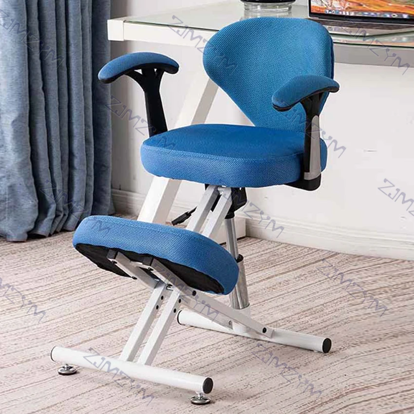 YDM-1457-K Lifting Computer Chair Adjustable Seat Height Kneeling With Armrests Ergonomic Posture Mesh Backrest | Мебель