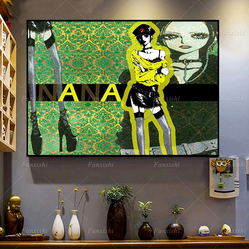 

Classic Japanese Anime Nana Posters Kawaii Room Decor Interior Paintings Modern Living Room Decor Canvas Wall Art Prints