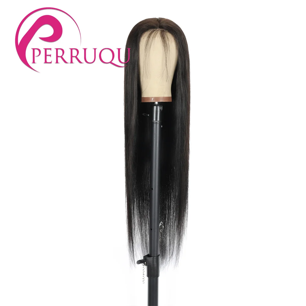 Прямой парик на сетке спереди 13X6 HD парики из человеческих волос для женщин