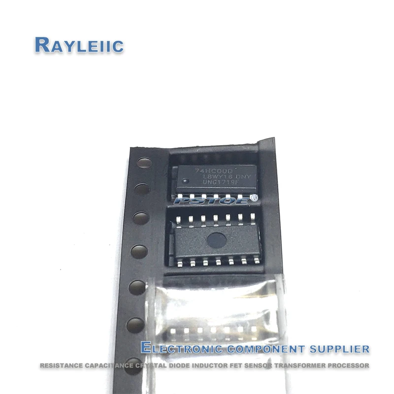 Новый 74HC00D SOP14 74HC00 SOP 14 SN74HC00DR SN74HC00 SMD четыре два входа NAND чип затвора Бесплатная