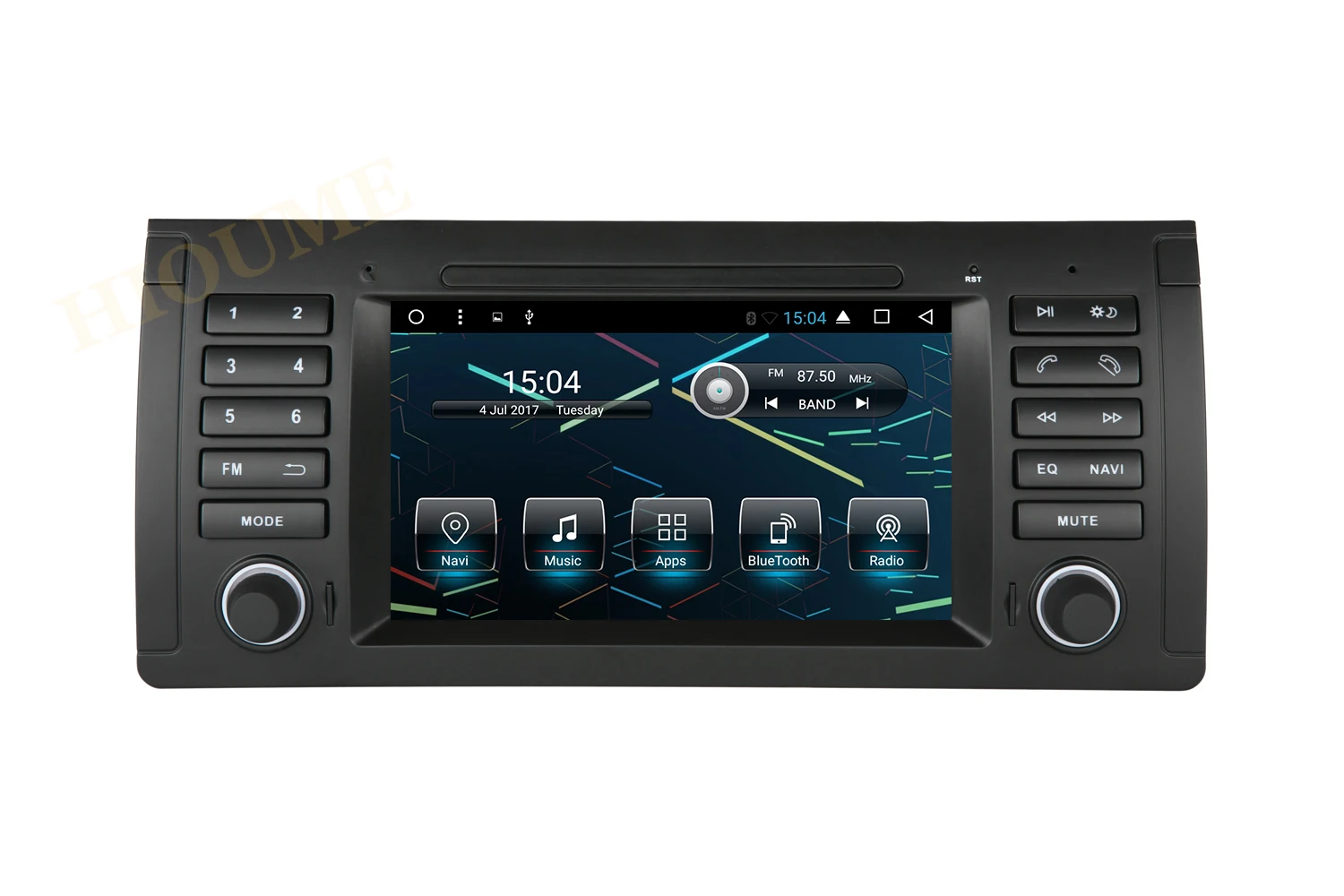 구매 안드로이드 10.0 자동차 멀티미디어 플레이어 GPS 네비게이션 라디오 BMW E39 X5 E53 M5 1996-2006 무선 CarPlay 스테레오 오디오 비디오