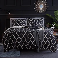 52 black duvet cover set bed linens pillowcase 3pcs bedding blanket case twin queen king double single bedding ww55