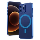 Чехол-накладка для iPhone 13 Pro, 13 Pro Max, 2021, прозрачный, магнитный
