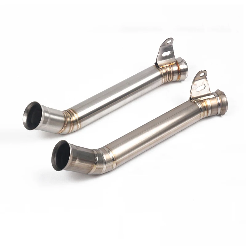 

(Удалить каталитическую трубу) Модифицированная выхлопная труба для мотоцикла средняя труба скольжения на оригинальной выхлопной стали/ти...
