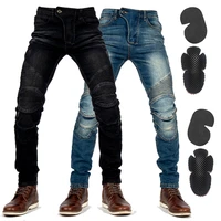 men riding slim fit moto jeans motorcycle riding anti fall pants women motorcycle jeans outdoor cycling pants with knee pads