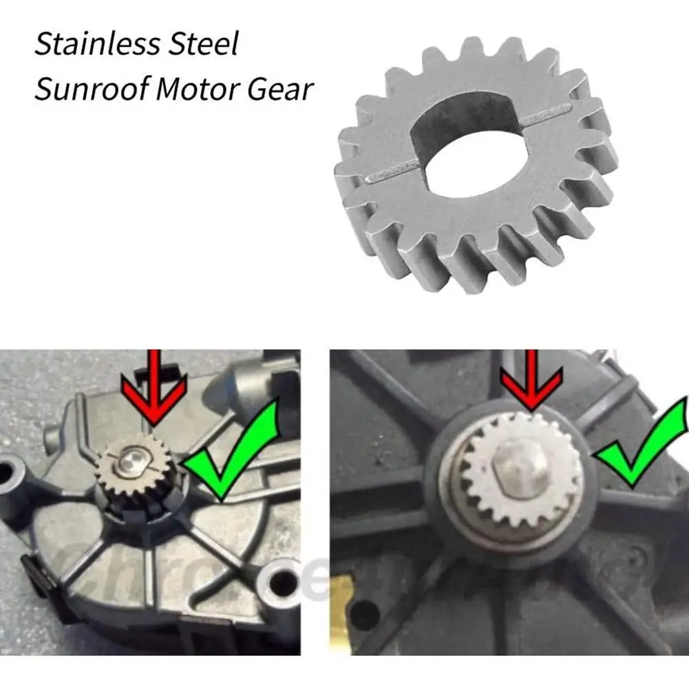 

1 Pcs Stainless Steel Sunroof Motor Repair Gear Cog Kit for Benz W164 X164 W251 W211 W204 W210