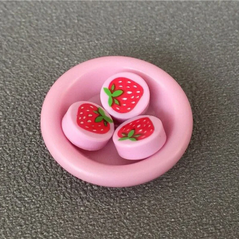 10 шт./компл. фруктовые фигурки еда клубника джем строительные блоки DIY MOC