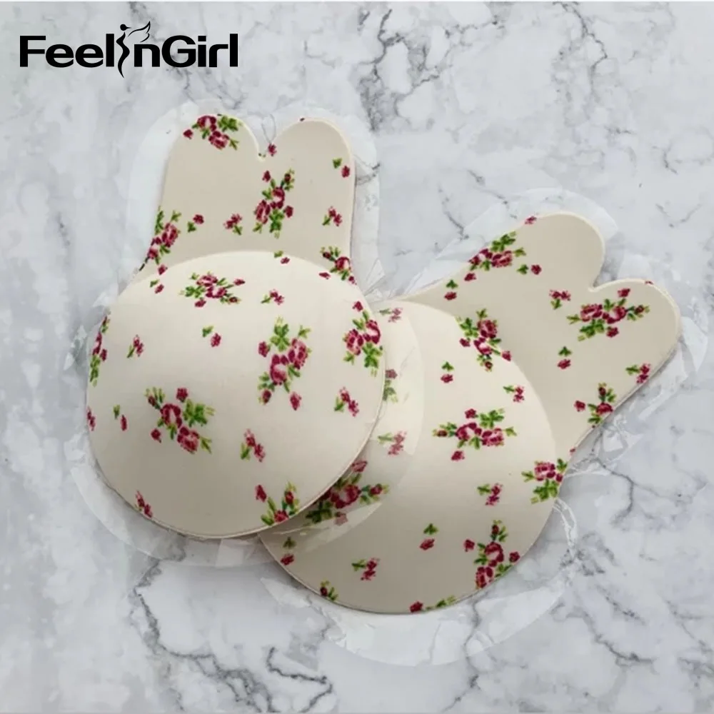 FeelinGirl Невидимые бюстгальтеры для женщин с эффектом пуш-ап без бретелек, самоклеющиеся Силиконовые бюстгальтеры