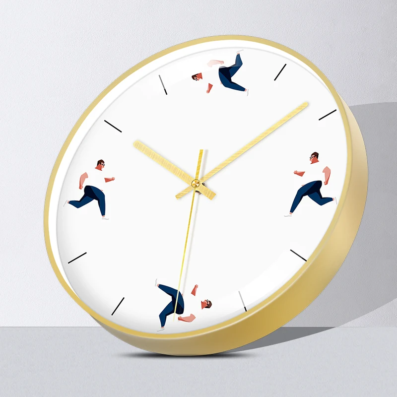 Скандинавские большие настенные часы современный дизайн минималистичные для