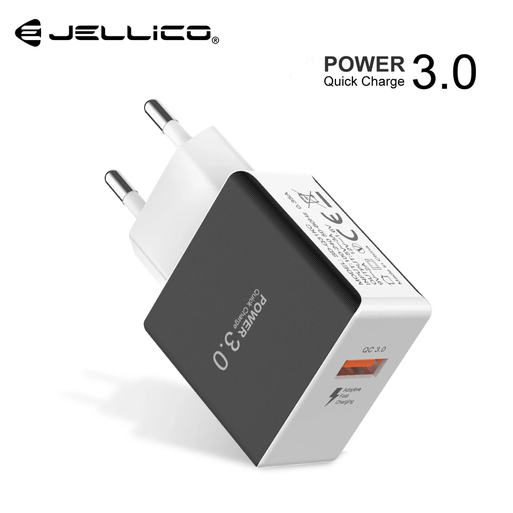 Jellico Quick Charge 3 0 зарядное устройство для мобильного телефона 18 Вт QC3.0 быстрая