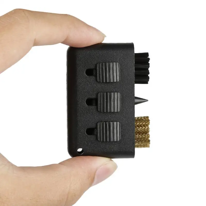 

Durable Retracting Design Golf Brush 3 In 1 Brush Golf Clubs Brush Golf Supplies Cleaner Clean Sports Tool Accessories