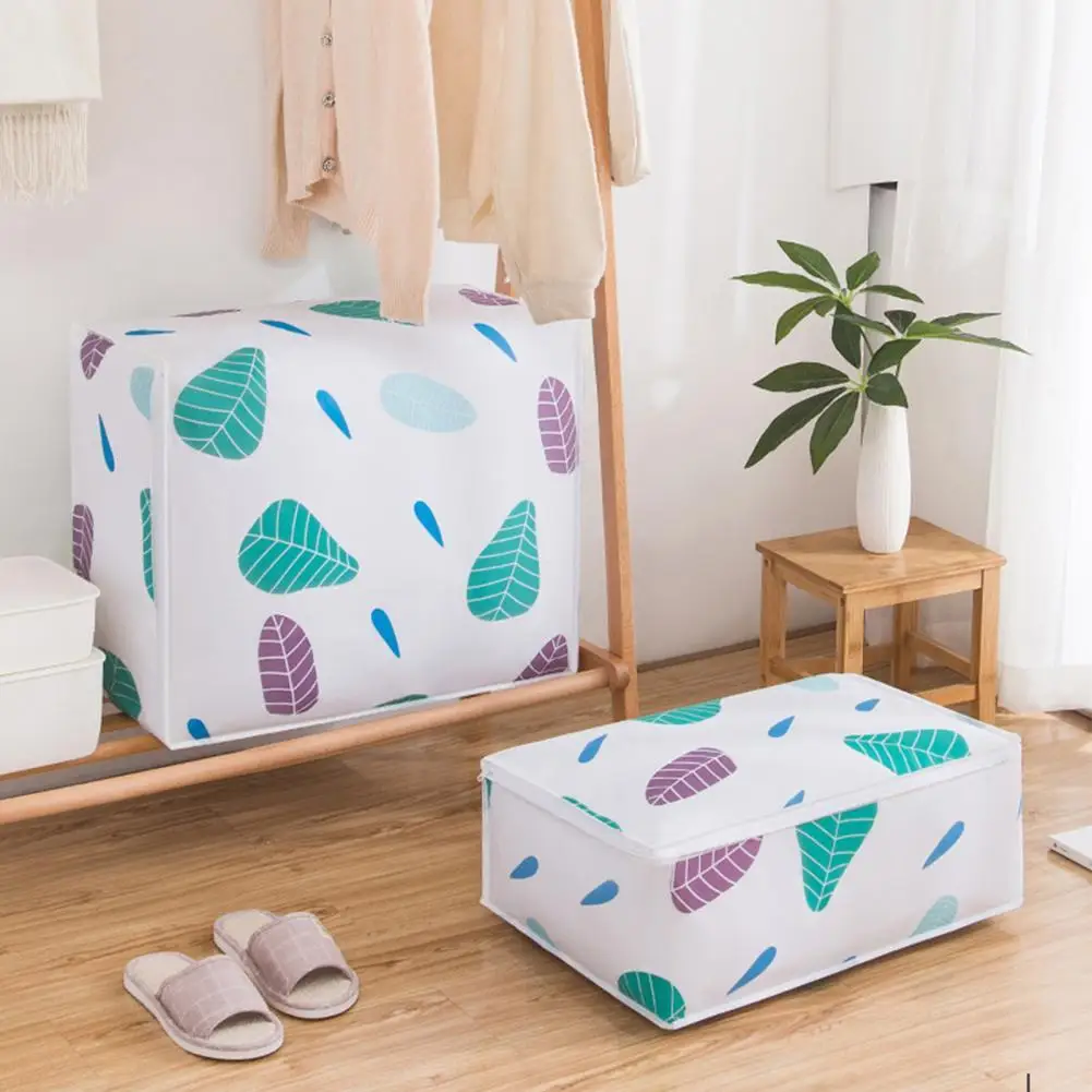 

Lightweight Clothes Storage Bag Foldable Strong Load-bearing Moisture Proof Quilt Bag for T-Shirts Blanket Storage Bag
