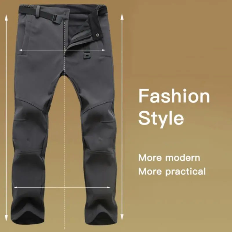 Мужские женские мужские ветрозащитные лыжные штаны зимние теплые мягкий шланг