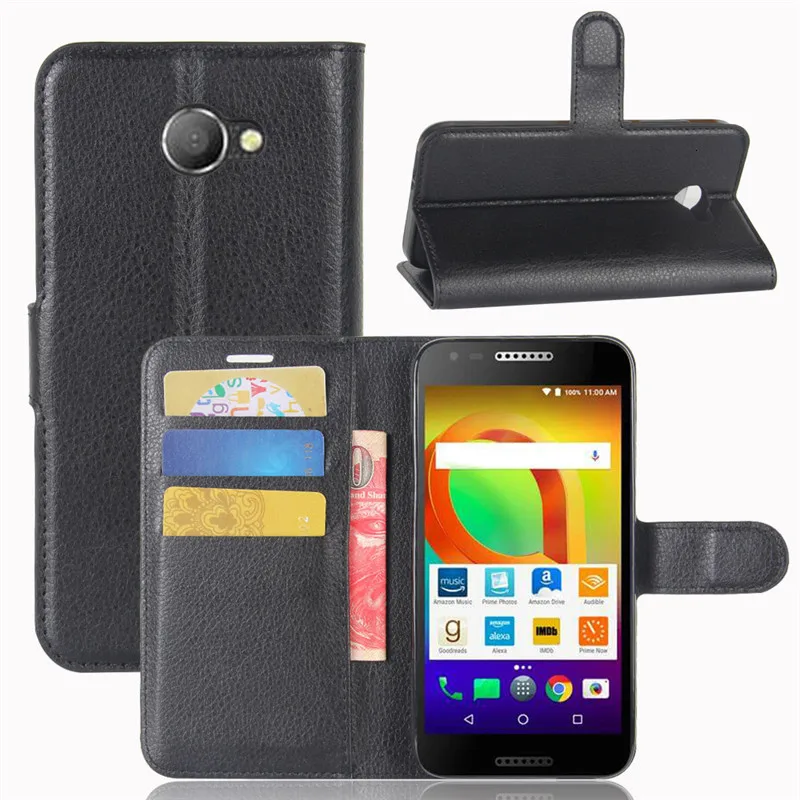 Case For Alcatel A30 fierce Wallet PU Leather Cover A3 5046 5046Y 5046D Fundas Phone Bag TPU Stand Card Holder |