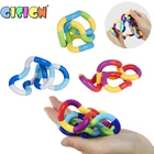 Игрушка-Спиралька антистресс для взрослых, цветной ролик, расслабляющая игрушка для детей