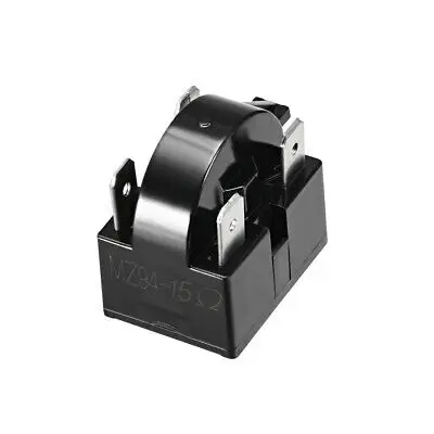 

15 Ohm 4 Pin Refrigerator PTC Starter Relay Black