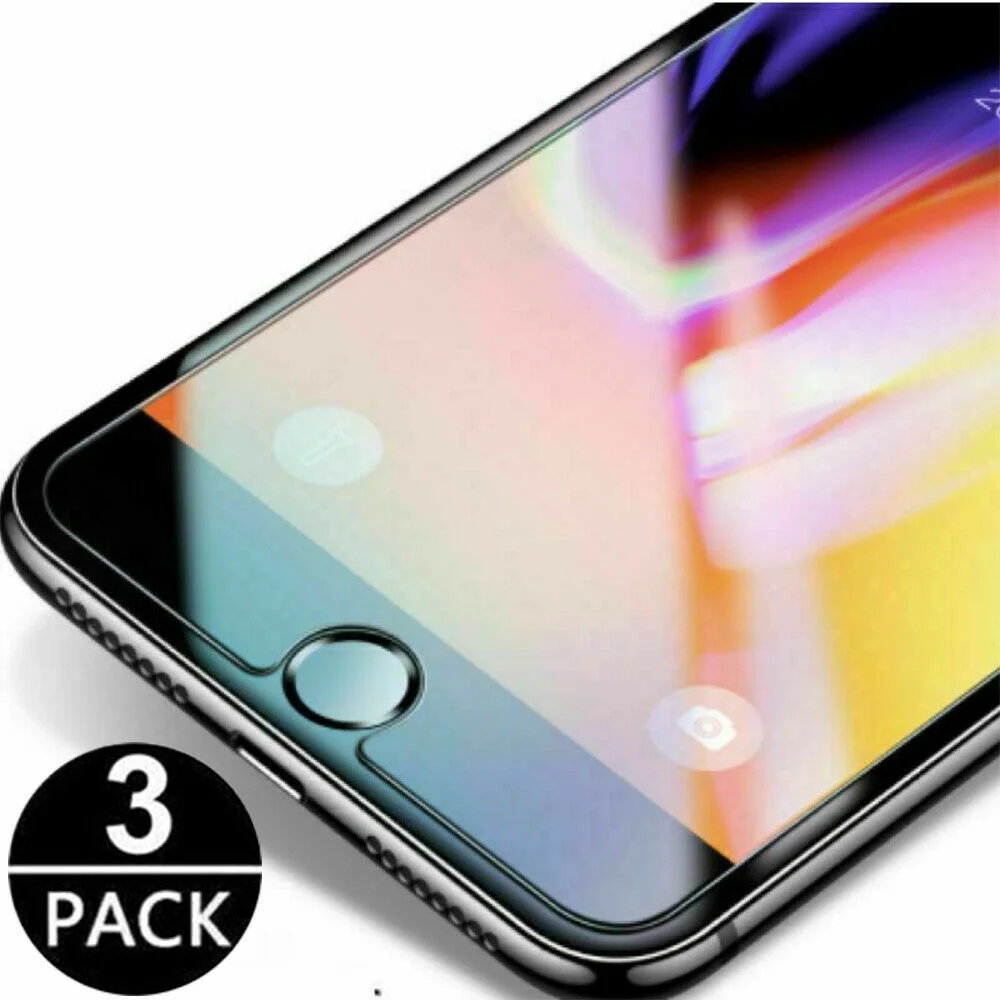 

Film verre trempe vitre protection cran For iPhone 11/12/Pro/XR/6/7/8/X/XS/MAX/5/SE