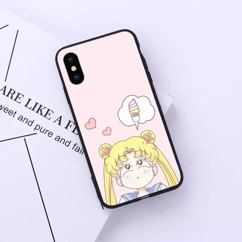 

Japan anime sailor moon Phone Case for iPhone 11 12 pro XS MAX 8 7 6 6S Plus X 5S SE 2020 XR