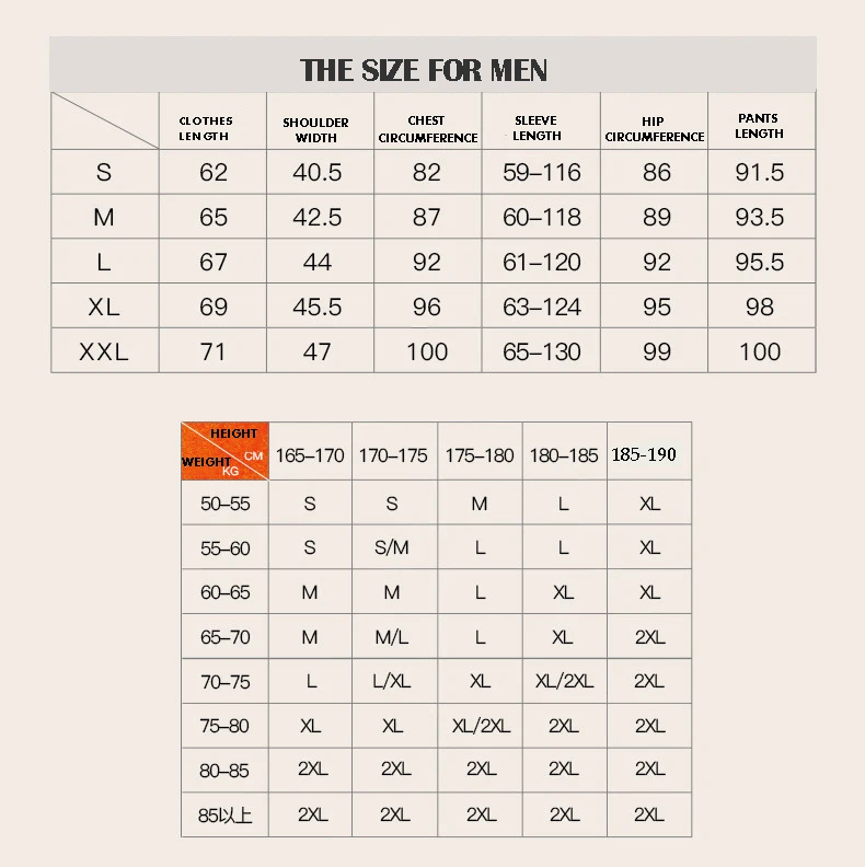 Термобелье мужской пижамный комплект derong самонагревающийся Тонкий костюм с