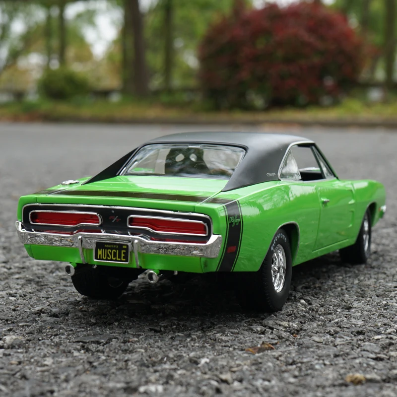 Модель старого автомобиля Maisto 1:18 1969 DODGE Charger R/T литая модель игрушка для мальчика