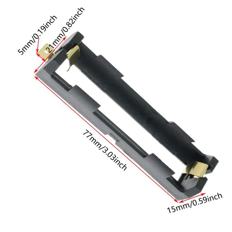 1 шт. 1x2x18650 Серии smt smd держатель для батарей коробка хранения Чехол Контейнер с