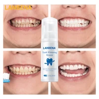 lanbena teeth whitening mousse toothpaste dental oral hygiene remove stains plaque teeth cleaning tooth white tool new version