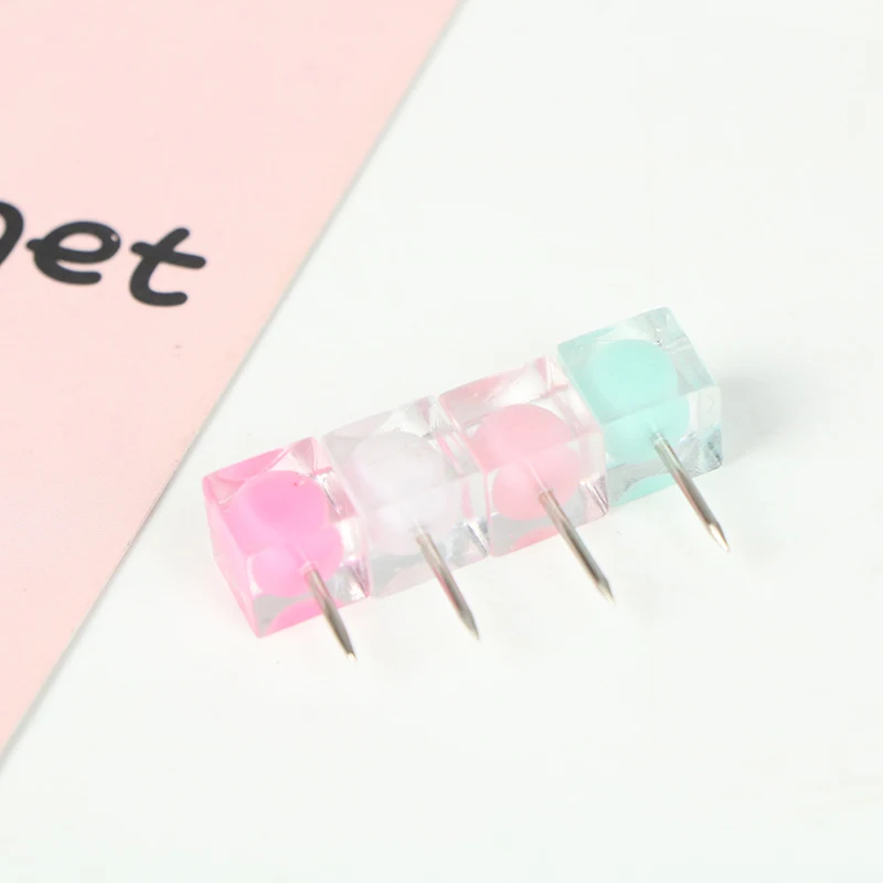 

coloful Binder clips push pins paper clip stationery combination set pushpin clip