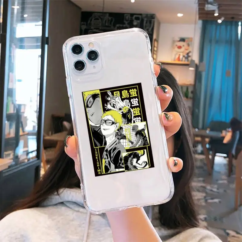 

Oya Haikyuu Love Volleyball Phone Case Transparent for iPhone 6 7 8 11 12 s mini pro X XS XR MAX Plus se cover funda shell