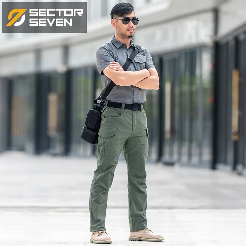 Light Green Sector Seven GT2, водонепроницаемые тактические мужские брюки, карго, повседневные штаны, армейские, военные, рабочие мужские брюки - Цвет: Light Green