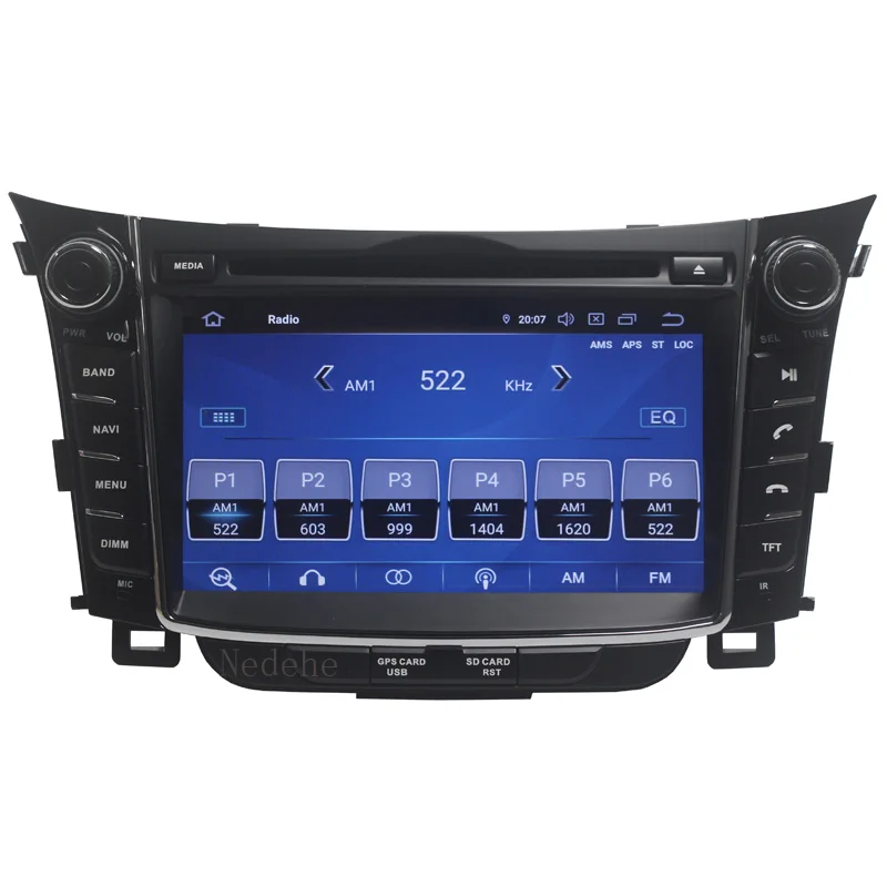 Автомобильный DVD плеер 2 DIN Android 9 8 ядер 4 Гб + 64 ГБ GPS для Hyundai I30 2011 2016 мультимедийный