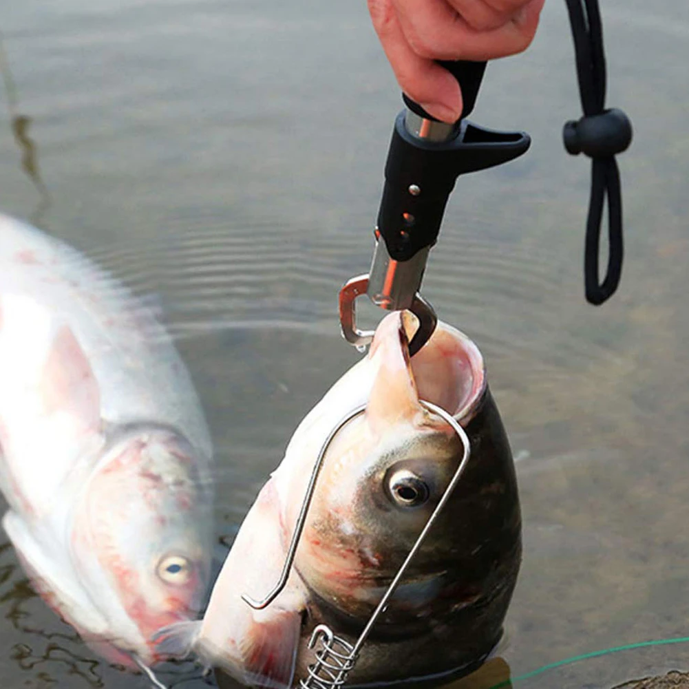 

Portable Fishing Gripper Fish Grip Lip Trigger Lock Gripper Clip Clamp Grabber Fish Pliers GrabIce Sea Fishing Tackle