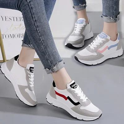 

2020 New Fashion Women's Comfortable Sports Shoes Spring Breathable Shoes Women's Casual Shoes Breathable Light Flat Shoes