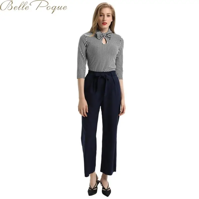 Belle Poque элегантная шифоновая Офисная Женская блузка с бантом женские топы в