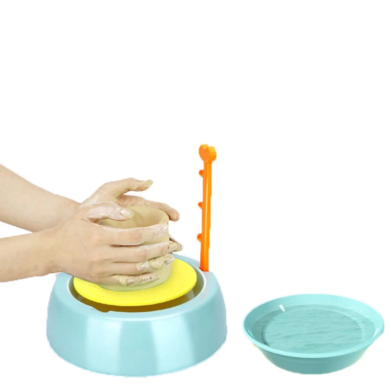 

Electric DIY Ceramic Crafts Set Clay Pottery Wheel Craft Kit for Kids Educational Toy for Children DTT88