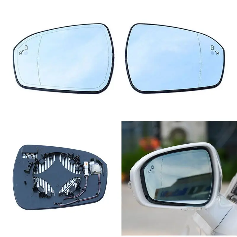 Auto Heated Blind Spot Warning Wing Rear Mirror Glass for Ford Mondeo 2013 2014 2015 2016 2017 2018 | Автомобили и мотоциклы