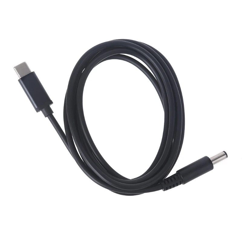 

H7JA Female to 4.5x3.0mm Charger Adapter DC Jack PD USB Type C Cable Comipable with Dell- Laptop Charging Accessories