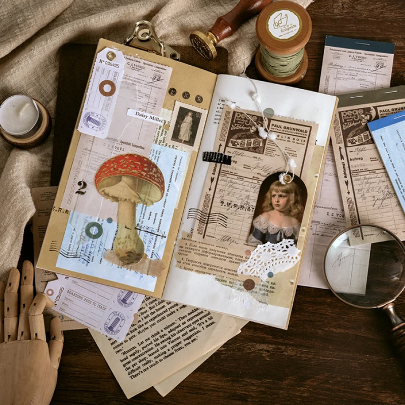 30 листов/партия купон в ретро стиле лист нот материал бумага журнал планировщик