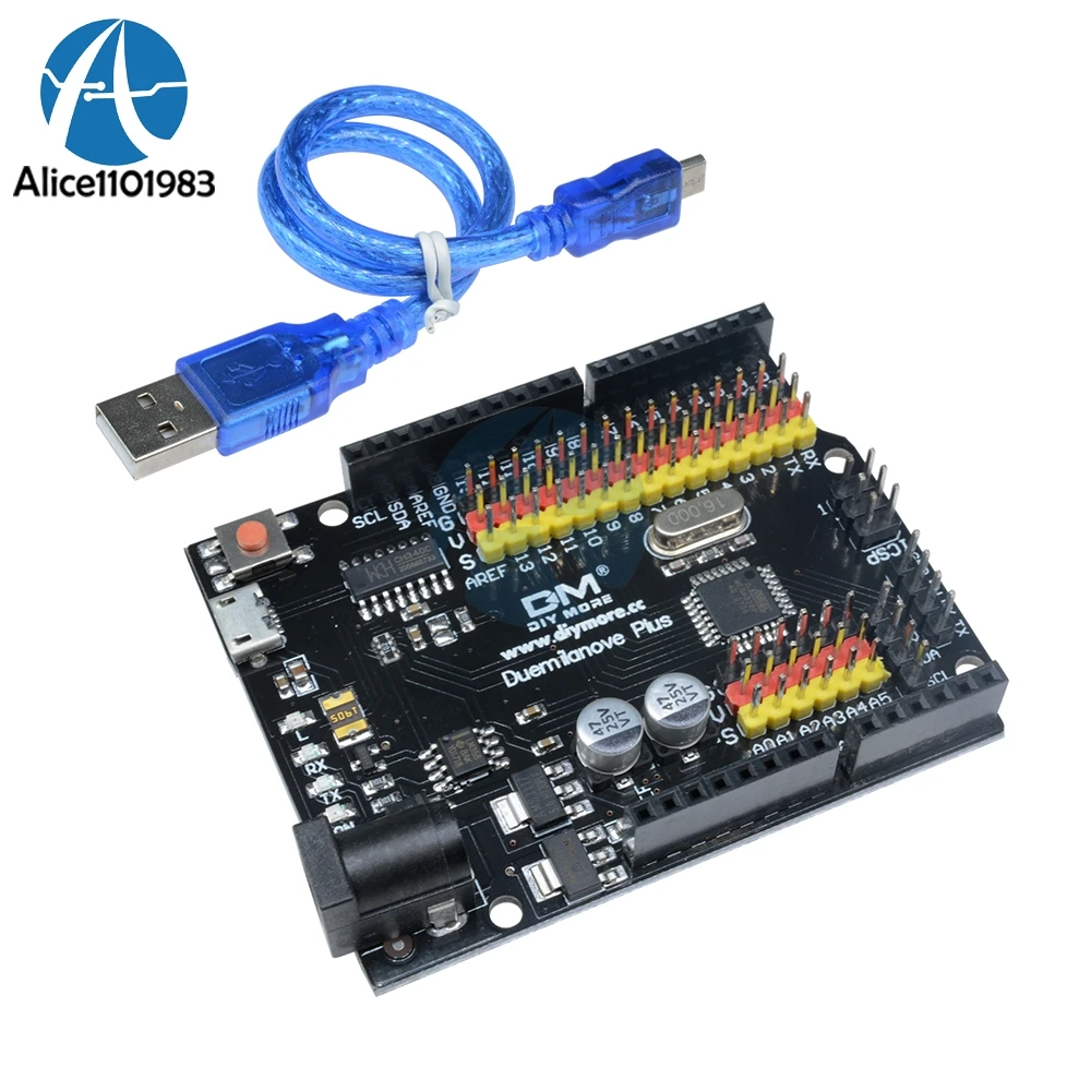 

Плата для разработки Duemilanove Plus CH340G ATmega328P, плата микроконтроллера FT232, модуль Micro USB для кабеля Arduino