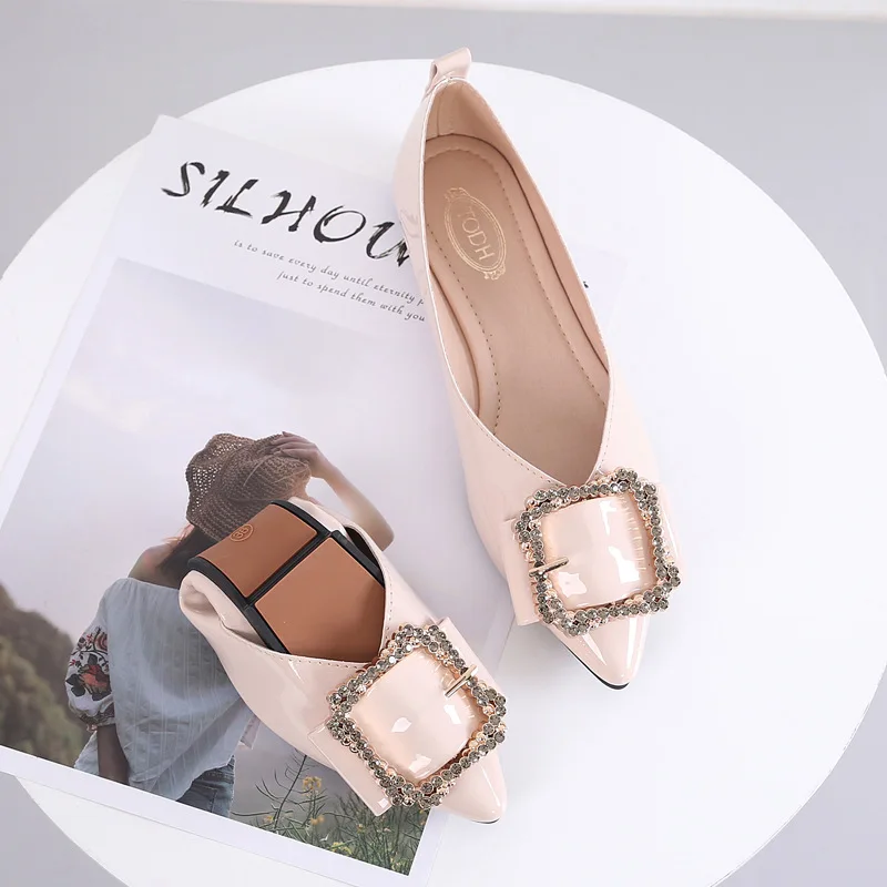 Балетки на плоской подошве Женские мокасины без шнуровки Модная женская обувь с