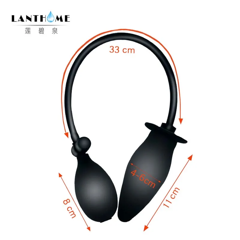 Medical Silicone Expandable Anal Plugs Vestibular Inflatable Dilator Masturbator Sex Toy for Male and Female Amal Plug |