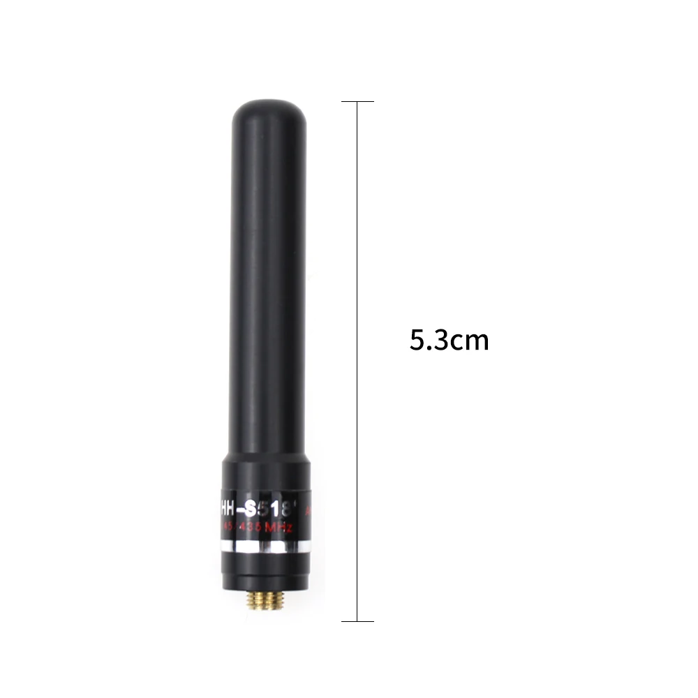 2 шт. SMA-Женская Двухдиапазонная стандартная антенна подходит для Baofeng стандарта V2