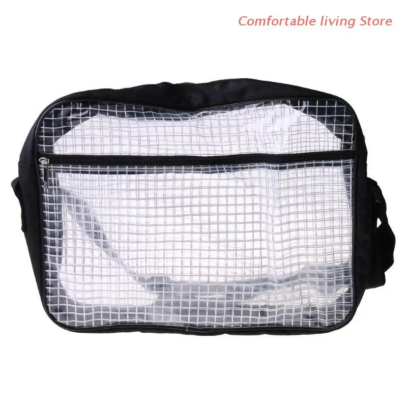 

15.7inch 40 x 8 x 30CM Anti-Static Clear PVC Bag Cleanroom Engineer Tool Bag for Put Computer Tool Working in Cleanroom
