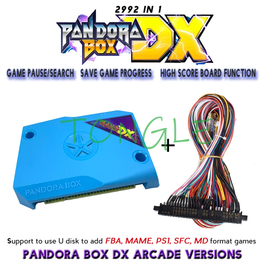 NEW ARRIVAL ORIGINAL 3A GAME Pandora Box DX 2992 in 1 jamma Arcade Version Game Board