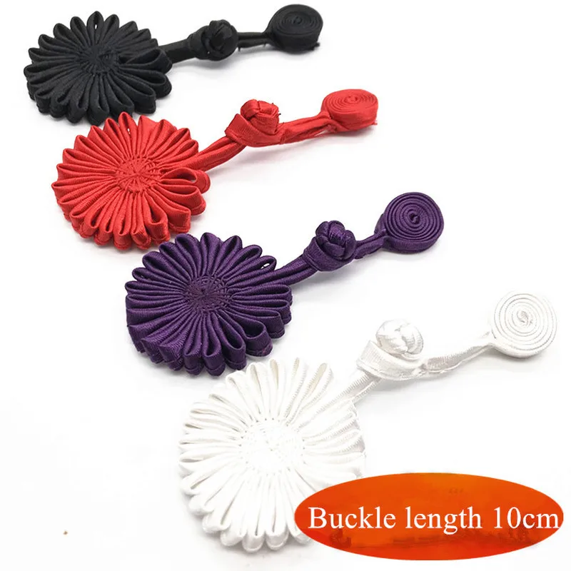 1 комплект ручная работа ткань пуговицы хризантема цветок китайская лягушка