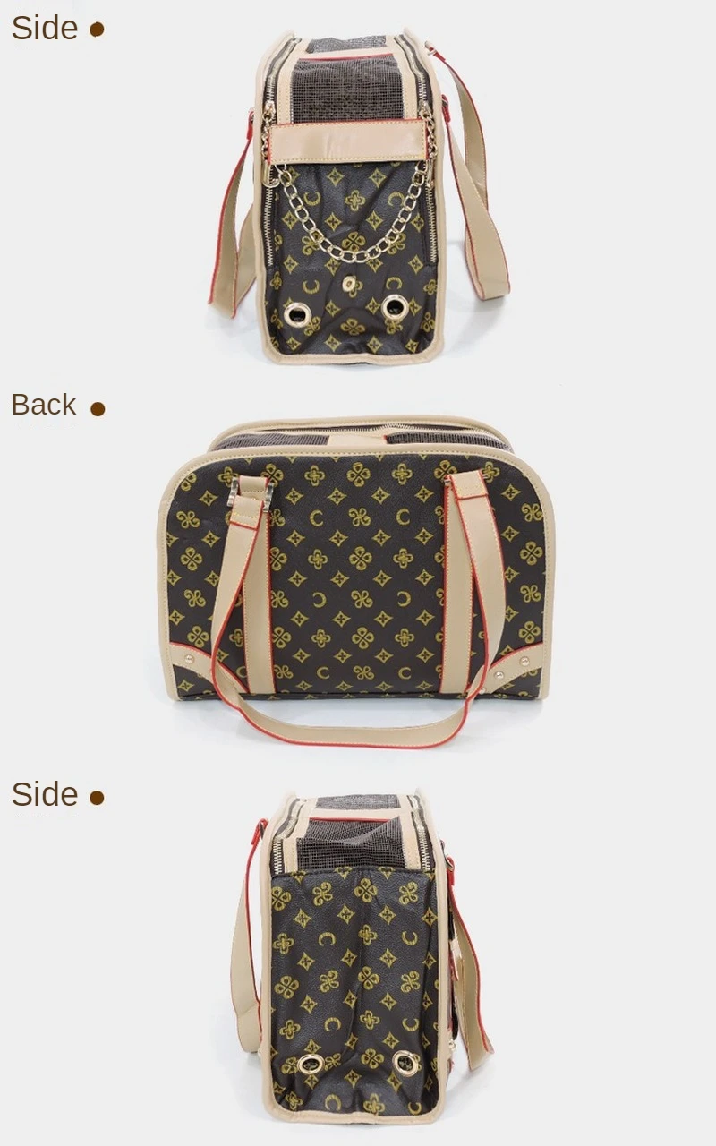 Сумка-переноска для домашних питомцев кожаная дорожная Сумочка чихуахуа Тедди