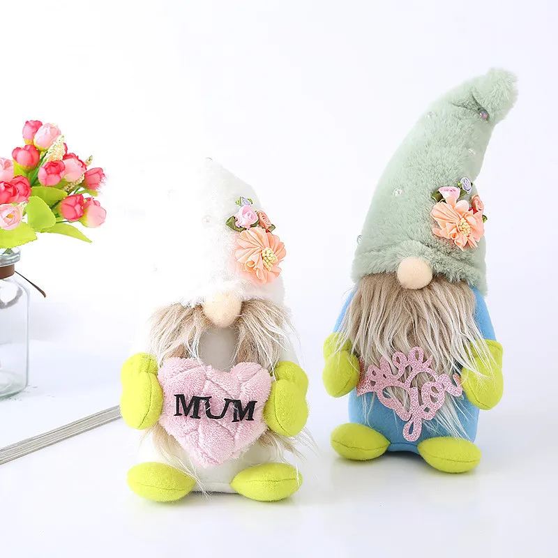 

Faceless Head Flower Valentine's Day Ewelry Doll Anniversary Desktop Decor Heart Shape Mothers Day Gift Wedding Party Decor Gift