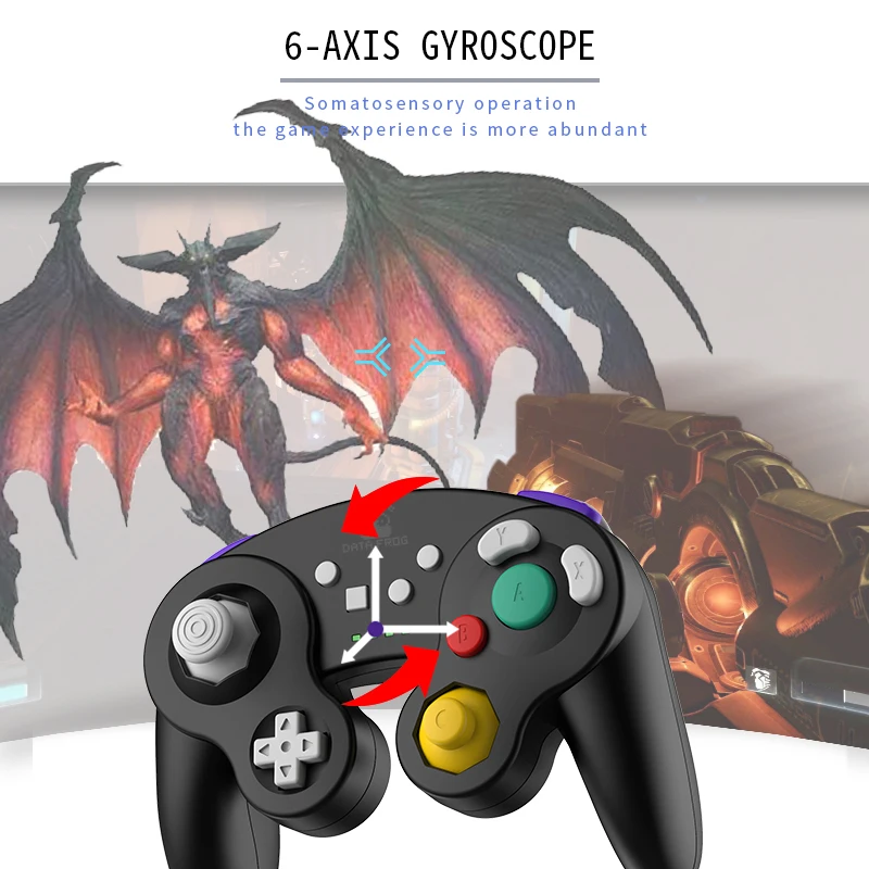 Беспроводной Bluetooth контроллер DataFrog для Nintendo Switch/Switch Pro/PS3/PC/TV Box/Android управление